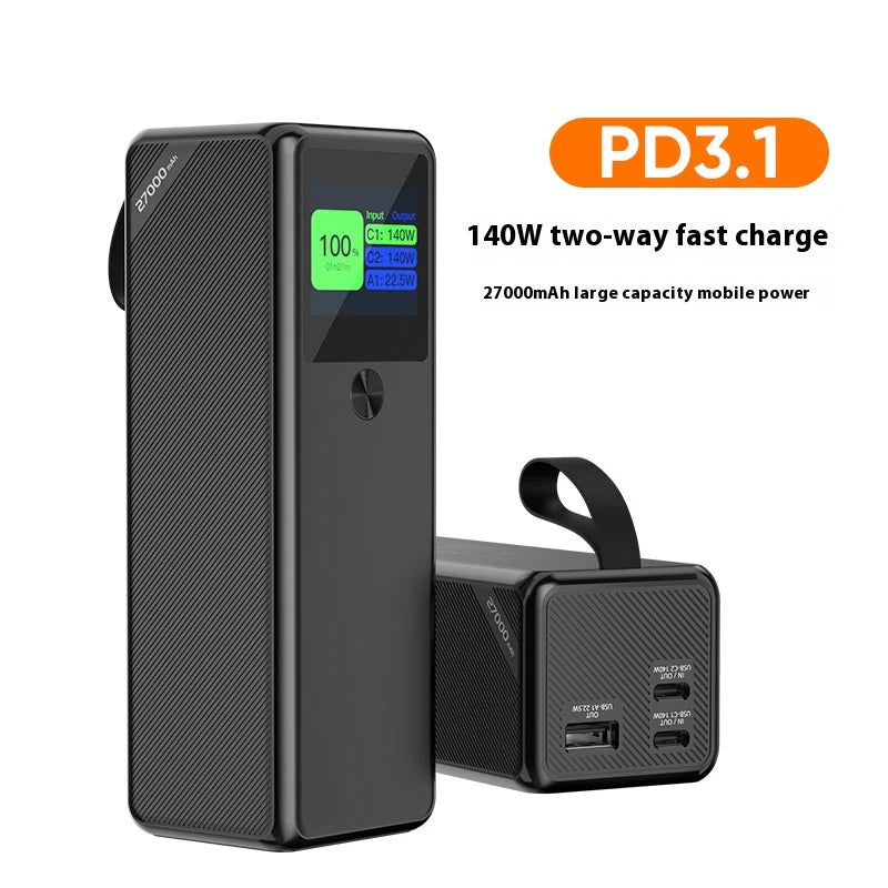 Dual-Direction Quick Charge 27000Mah Portable Battery